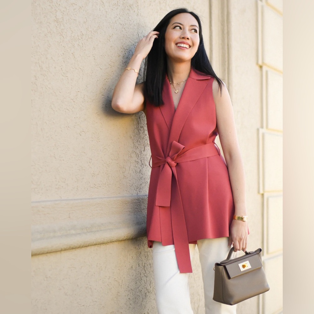 MM Lafleur The Anh Jardigan - Jardigan Knit Carnation Size Medium NWT